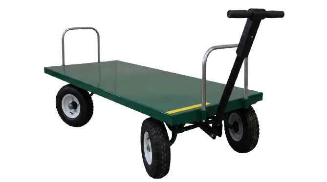 Square bale unroller cart
